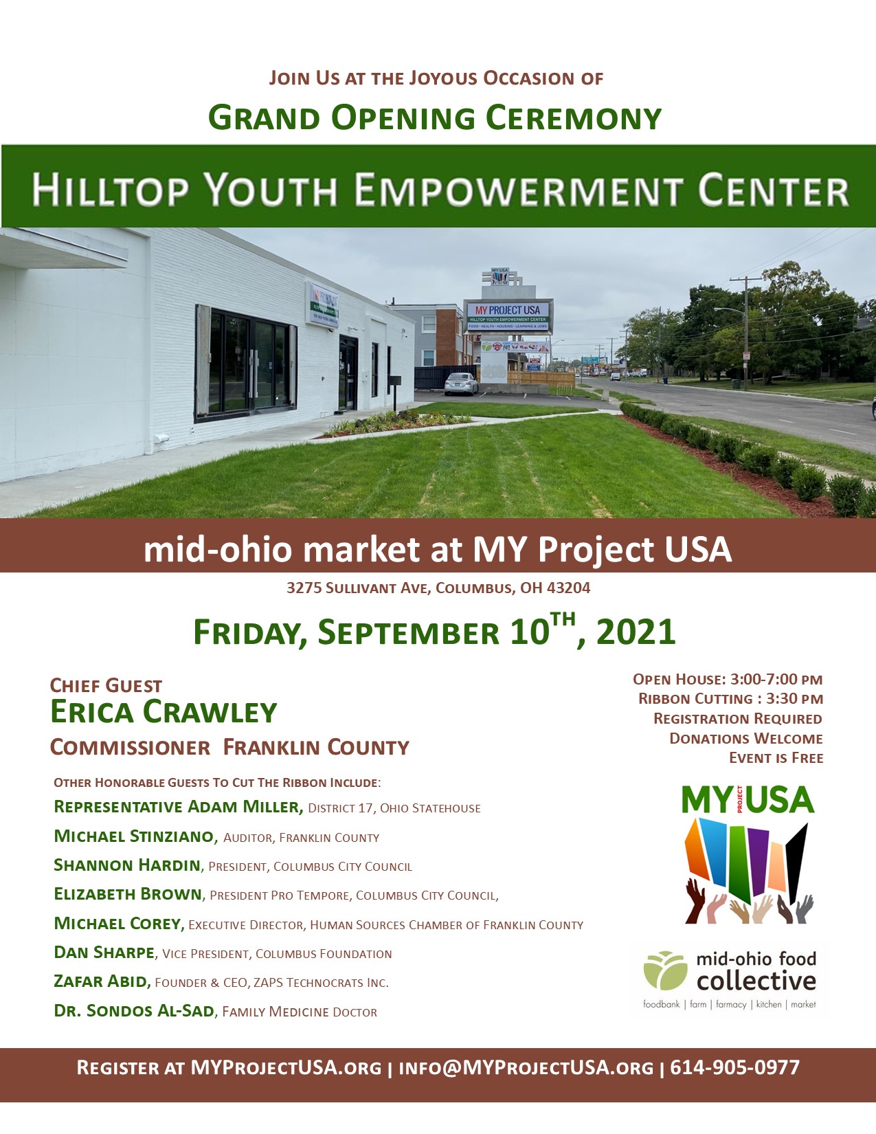 Grand Opening Ceremony of Hilltop Youth Empowerment Center