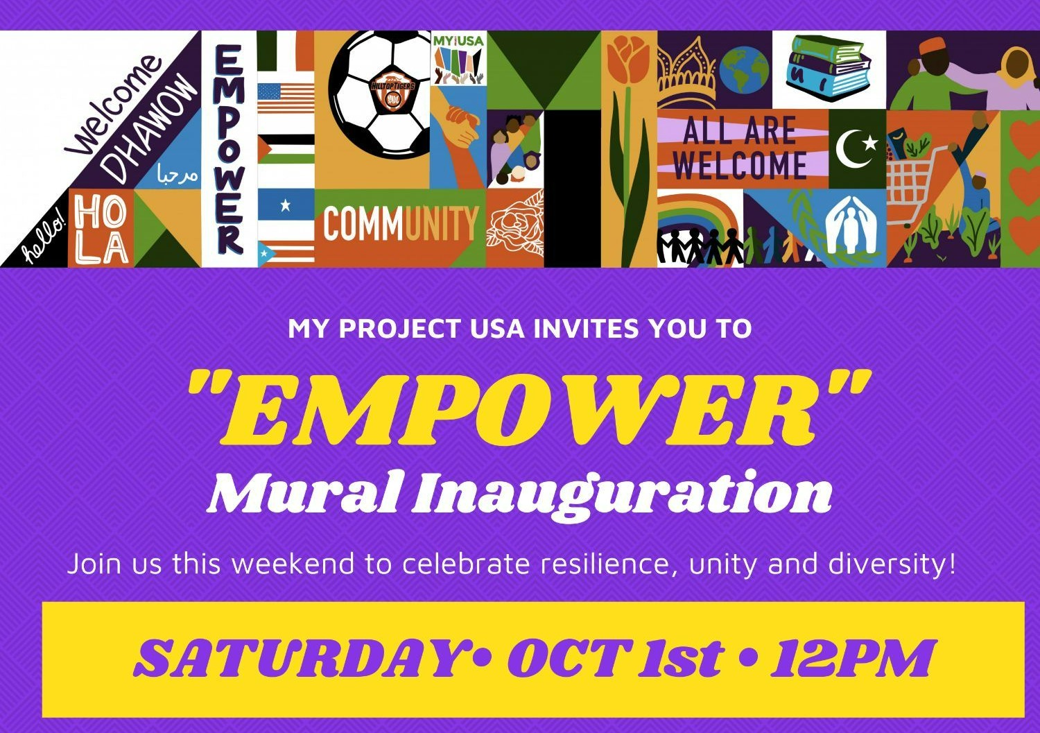 Empower Mural Inauguration by MY Project USA